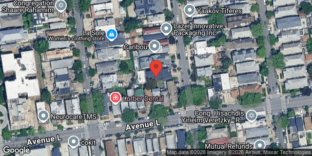 Aerial map of 1200 EAST 8 STREET, Brooklyn