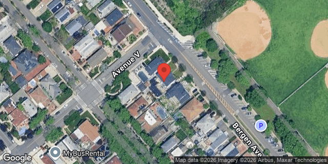 Aerial map of 2206 BERGEN AVENUE, Brooklyn