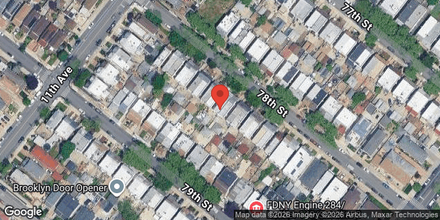 Aerial map of 1134 78 STREET, Brooklyn
