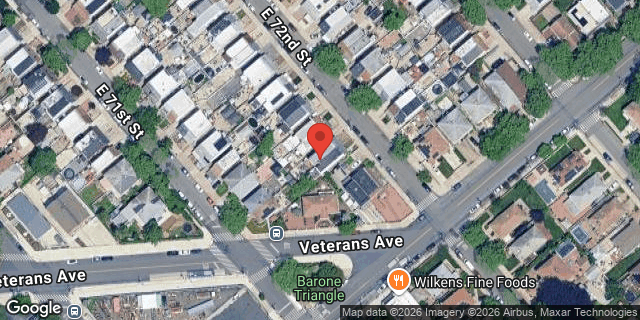 Aerial map of 2066 EAST 72 STREET, Brooklyn