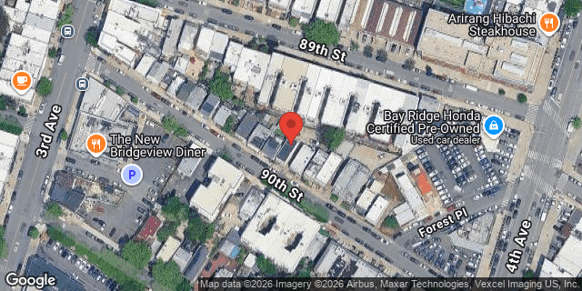 Aerial map of 341 90 STREET, Brooklyn