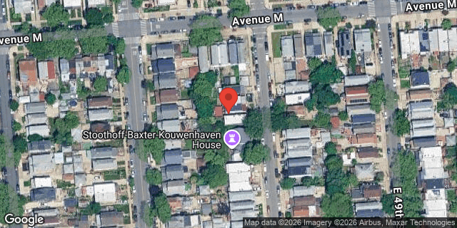 Aerial map of 1630 EAST 48 STREET, Brooklyn