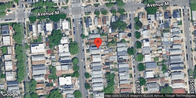 Aerial map of 1533 EAST 53 STREET, Brooklyn