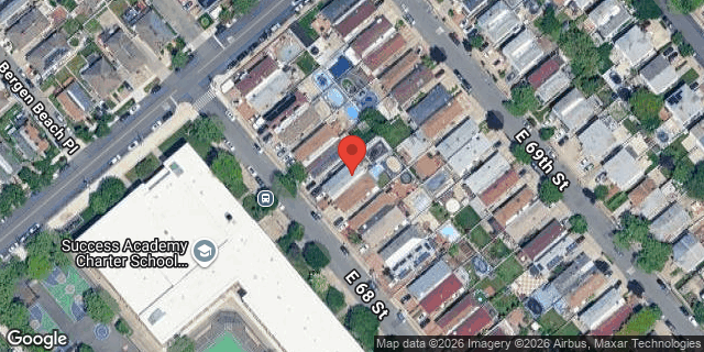 Aerial map of 1431 EAST 68 STREET, Brooklyn