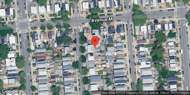 Aerial map of 1489 EAST 54 STREET, Brooklyn