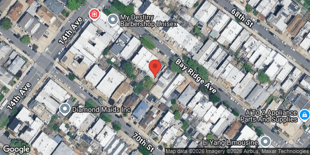 Aerial map of 1430 BAY RIDGE AVENUE, Brooklyn