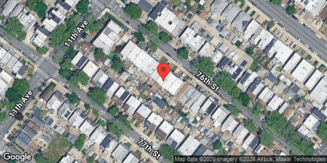 Aerial map of 1130 76 STREET, Brooklyn