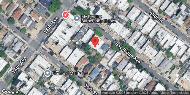 Aerial map of 1426 BAY RIDGE AVENUE, Brooklyn