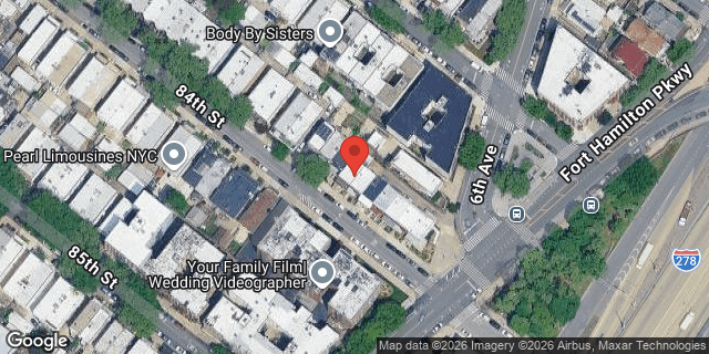 Aerial map of 573 84 STREET, Brooklyn