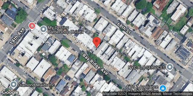 Aerial map of 1435 BAY RIDGE AVENUE, Brooklyn