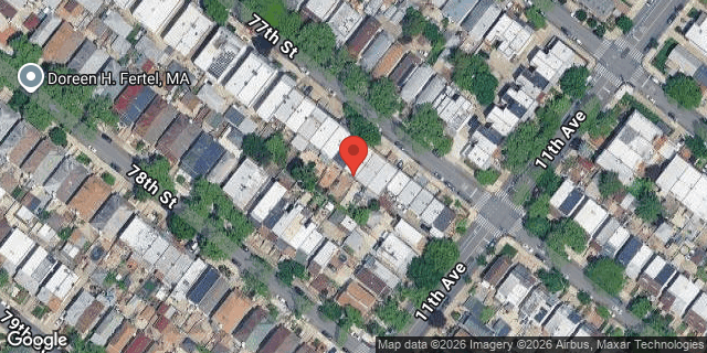 Aerial map of 1066 77 STREET, Brooklyn
