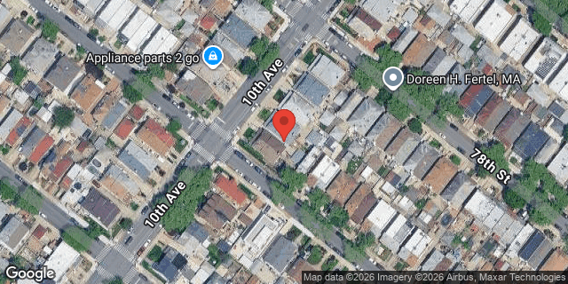 Aerial map of 7817 10 AVENUE, Brooklyn