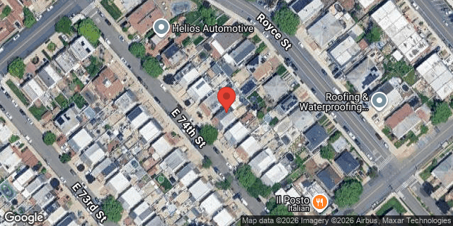 Aerial map of 2049 EAST 74 STREET, Brooklyn