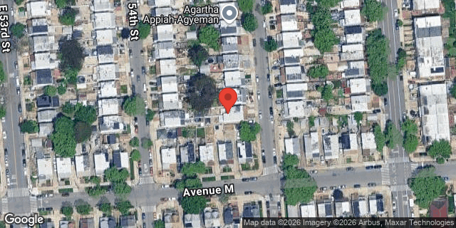 Aerial map of 1420 EAST 55 STREET, Brooklyn