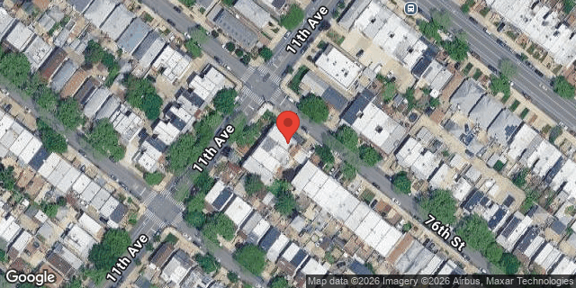 Aerial map of 7603 11 AVENUE, Brooklyn
