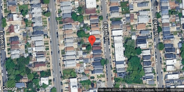Aerial map of 1574 EAST 48 STREET, Brooklyn