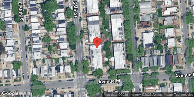 Aerial map of 1379 EAST 56 STREET, Brooklyn