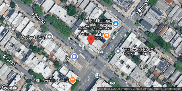 Aerial map of 5922 18 AVENUE, Brooklyn
