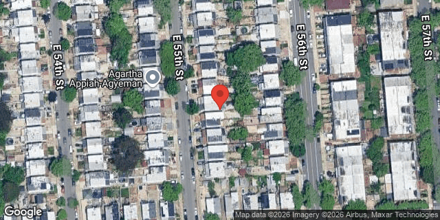 Aerial map of 1405 EAST 55 STREET, Brooklyn