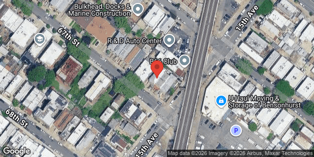 Aerial map of 1475 67 STREET, Brooklyn