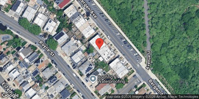 Aerial map of 2064 BERGEN AVENUE, Brooklyn