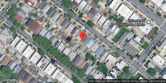Aerial map of 1050 76 STREET, Brooklyn