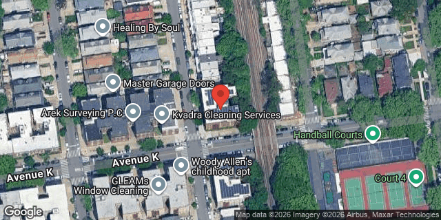 Aerial map of 1095 EAST 15 STREET, Brooklyn