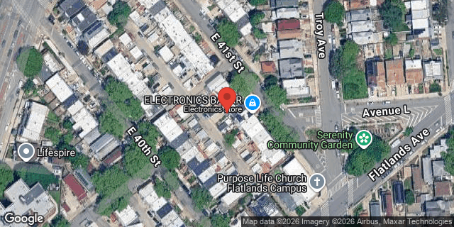 Aerial map of 2062 EAST 41 STREET, Brooklyn