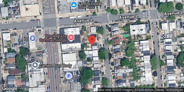 Aerial map of 1522 EAST 51 STREET, Brooklyn