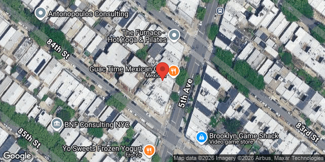 Aerial map of 8314 5 AVENUE, Brooklyn