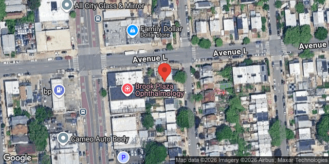 Aerial map of 1514 EAST 51 STREET, Brooklyn