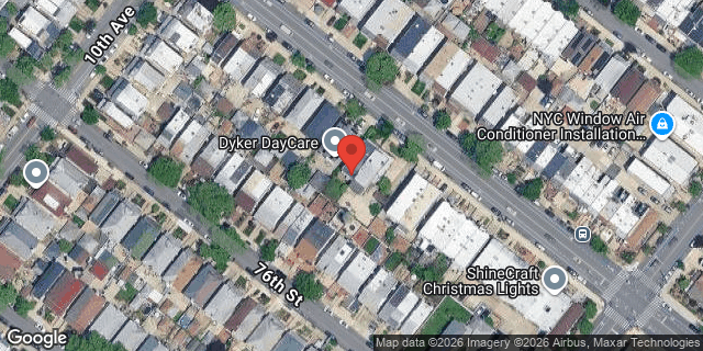Aerial map of 1042 BAY RIDGE PARKWAY, Brooklyn