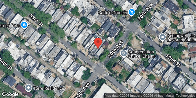 Aerial map of 1981 53 STREET, Brooklyn