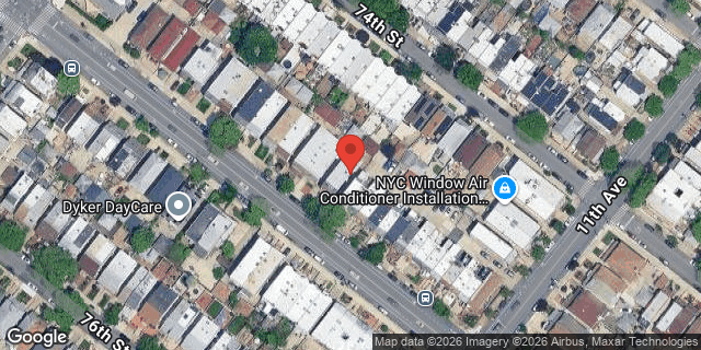 Aerial map of 1053 BAY RIDGE PARKWAY, Brooklyn