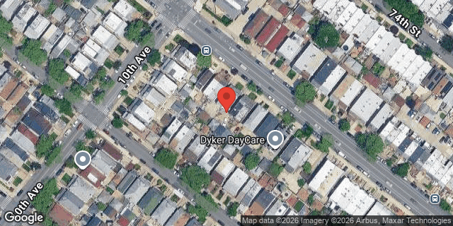 Aerial map of 1022 BAY RIDGE PARKWAY, Brooklyn