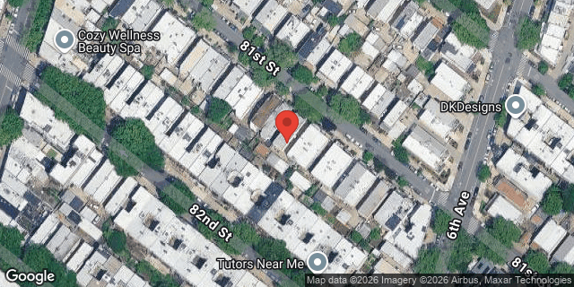 Aerial map of 558 81 STREET, Brooklyn