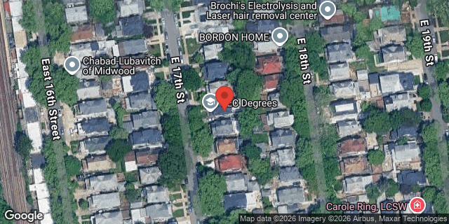 Aerial map of 1085 EAST 17 STREET, Brooklyn