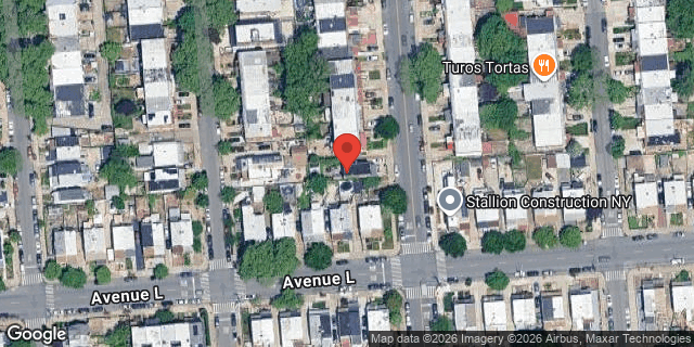 Aerial map of 1416 EAST 53 STREET, Brooklyn