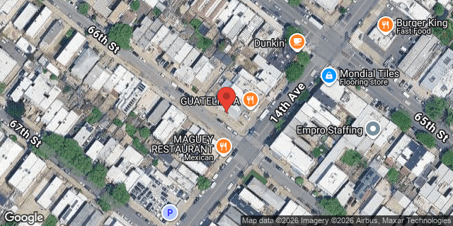 Aerial map of 6524 14 AVENUE, Brooklyn
