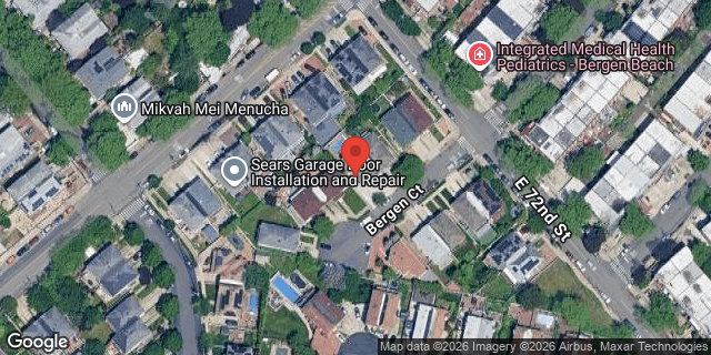Aerial map of 7119 BERGEN COURT, Brooklyn