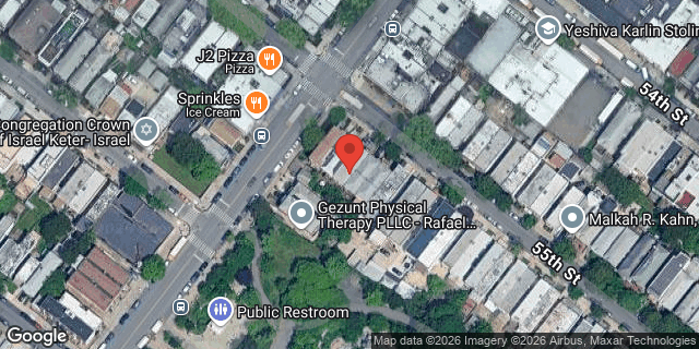 Aerial map of 1808 55 STREET, Brooklyn