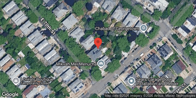 Aerial map of 1269 EAST 70 STREET, Brooklyn