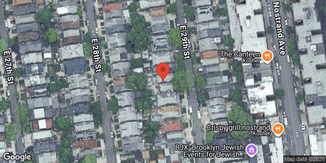 Aerial map of 1060 EAST 29 STREET, Brooklyn