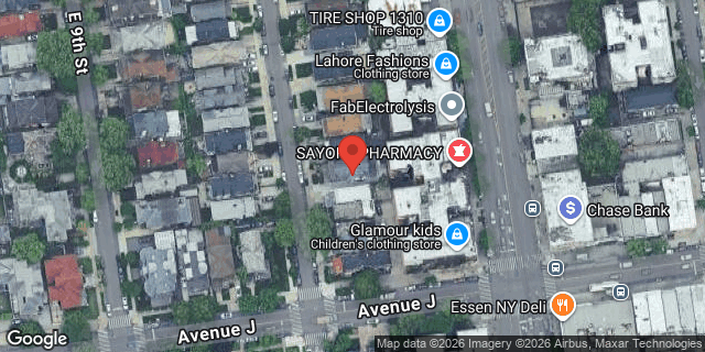 Aerial map of 977 EAST 10 STREET, Brooklyn