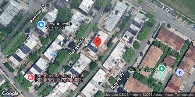 Aerial map of 7244 BERGEN COURT, Brooklyn