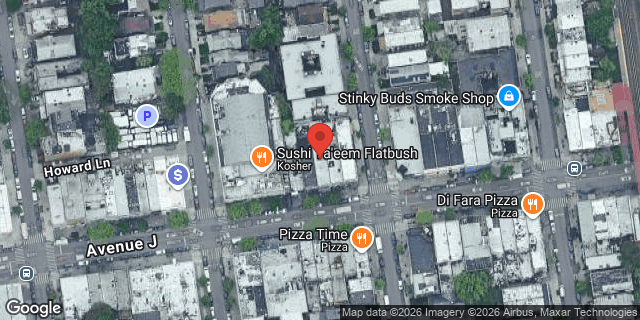 Aerial map of 1317 AVENUE J, Brooklyn