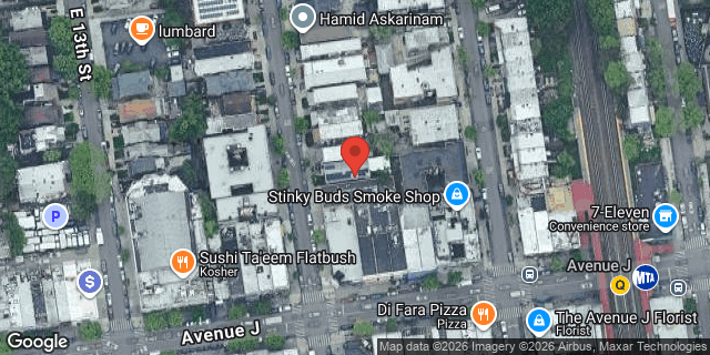 Aerial map of 977 EAST 14 STREET, Brooklyn