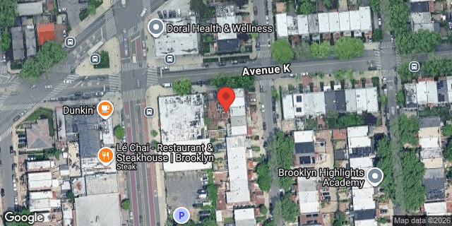 Aerial map of 1426 EAST 51 STREET, Brooklyn