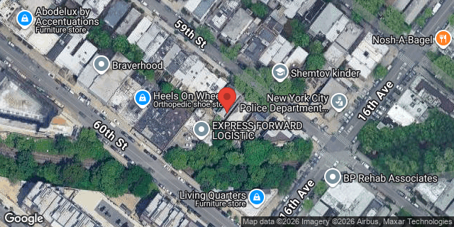 Aerial map of 1564 59 STREET, Brooklyn