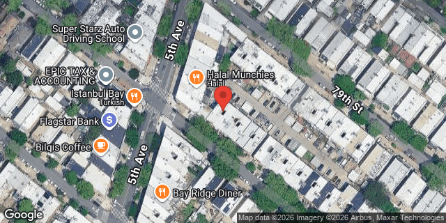 Aerial map of 511 80 STREET, Brooklyn